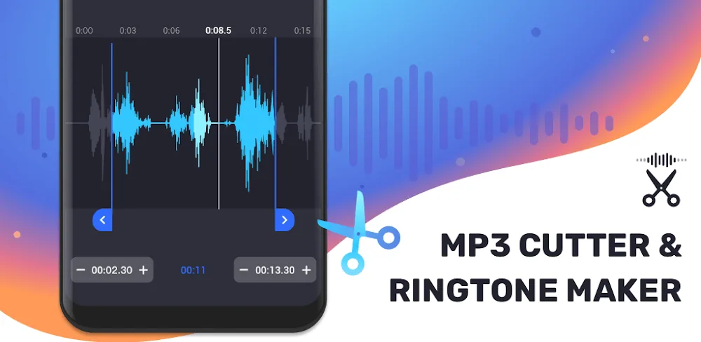 Capture d'écran 1 de MP3 Cutter MOD APK