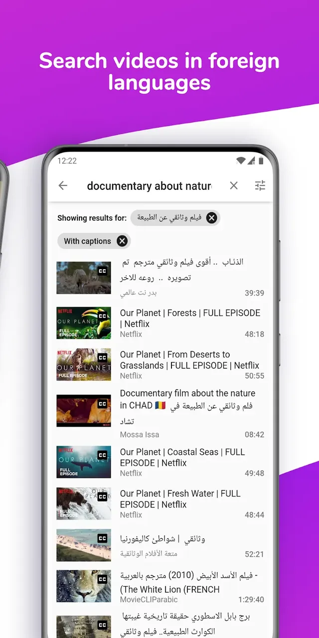 Lingvotube (Traduction des Sous-titres Vidéo) Capture d'écran 4