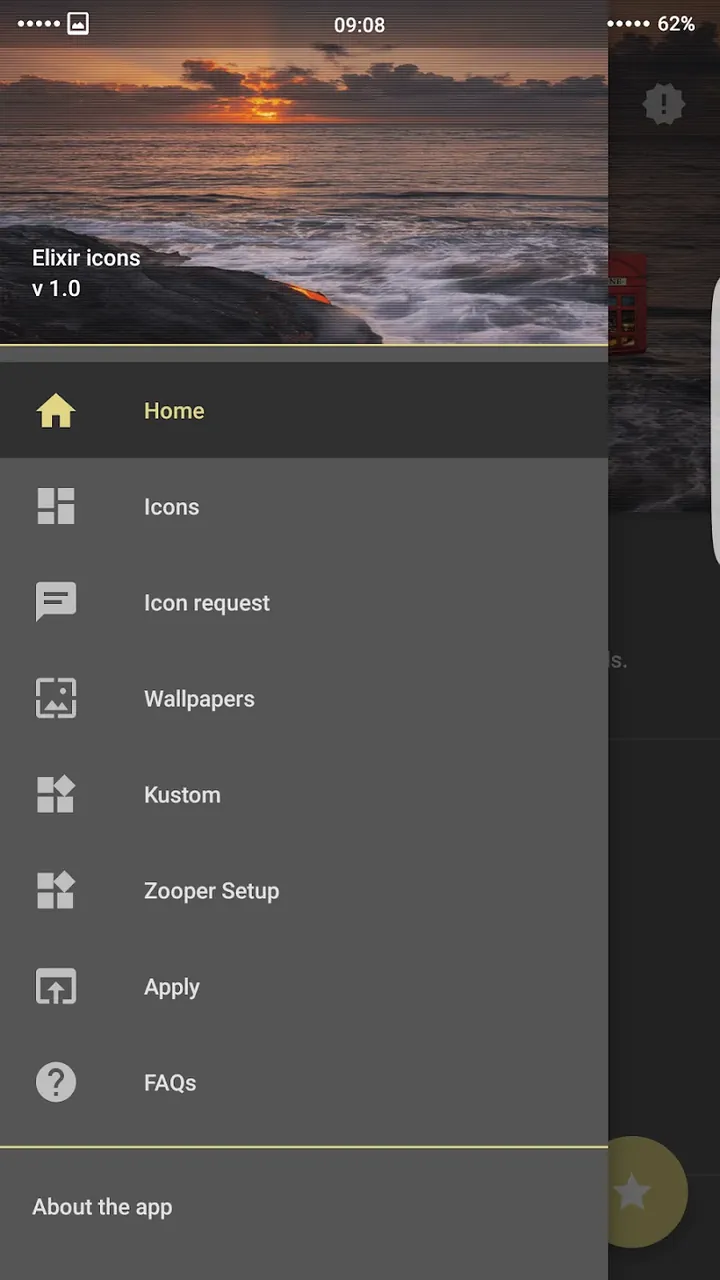 Aperçu d'Elixir dans l'application 5