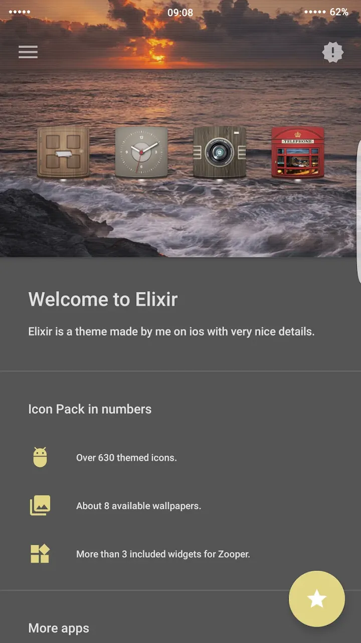 Aperçu d'Elixir dans l'application 4