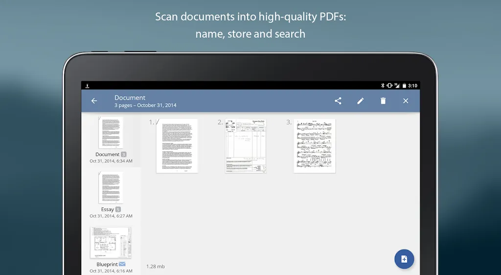 Capture d'écran TurboScan Pro 5