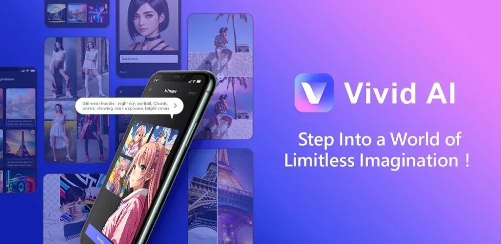 Capture d'écran Vivid AI 1