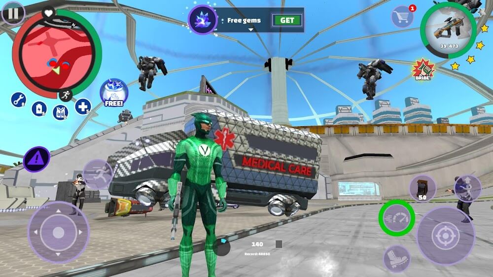 Screenshot gameplay Unlimited Speed 6