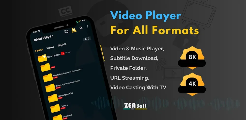 Aperçu de l'application ZEA Pro 1