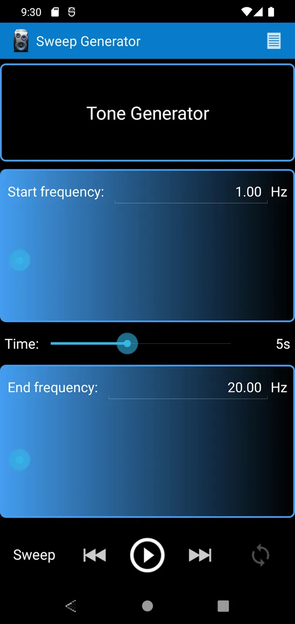 Capture d'écran 6 de Tone Generator PRO
