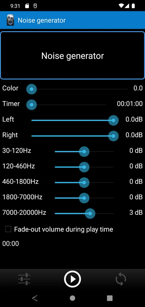 Capture d'écran 3 de Tone Generator PRO