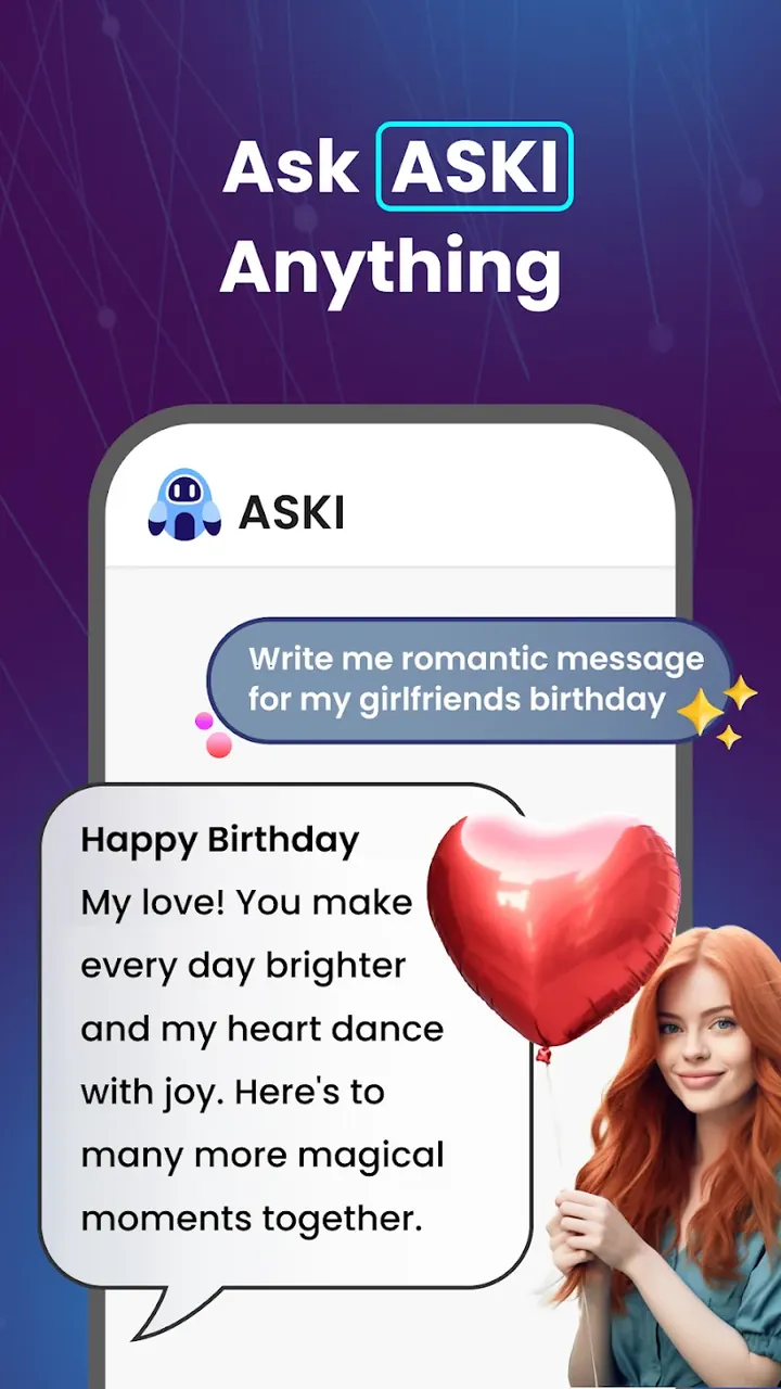 Capture d'écran 3 d'ASKI AI Chat Bot