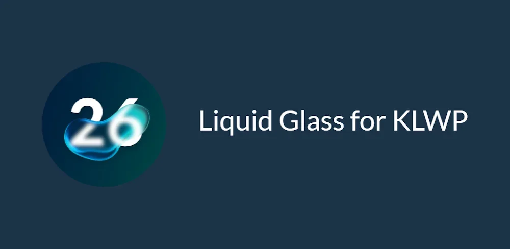 Liquid Glass for KLWP capture d'écran 1