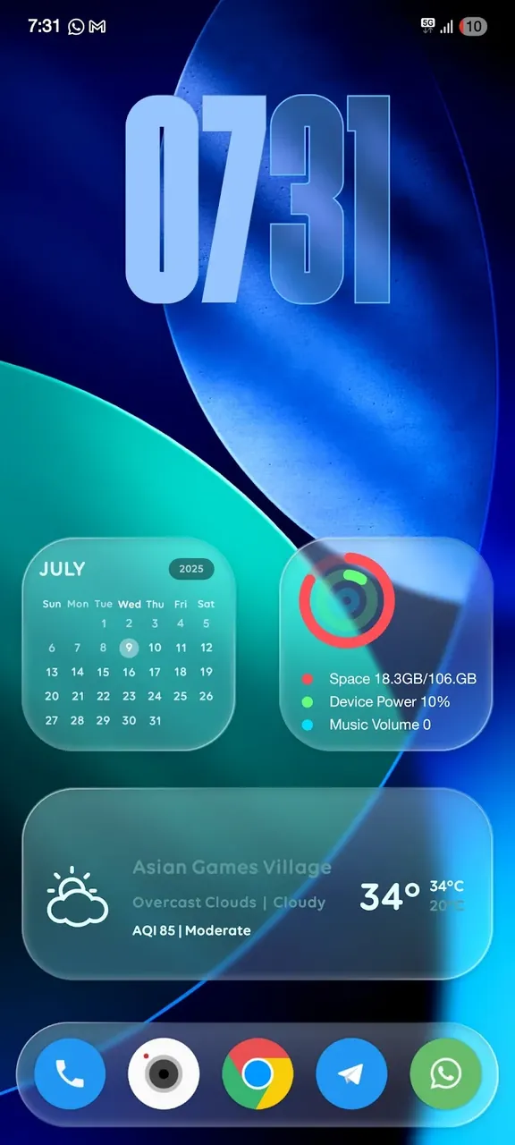 Liquid Glass for KLWP capture d'écran 3