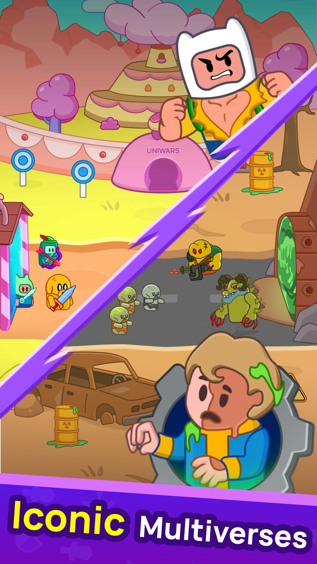 Capture d'écran de gameplay Multiverse Wars 1