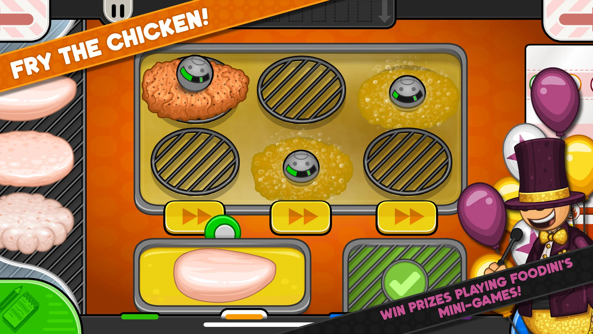 Capture d'écran 2 de Papa's Cluckeria To Go!