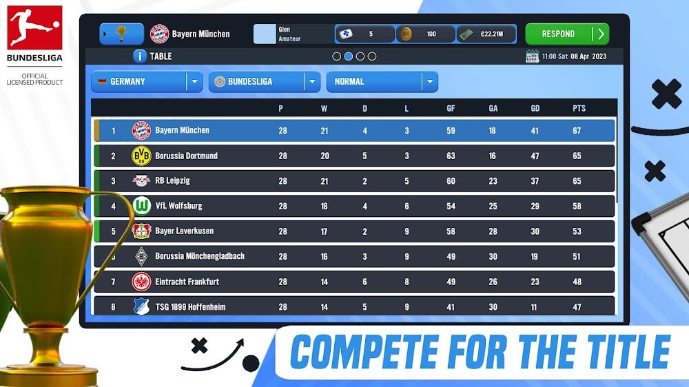 Soccer Manager 2023 – Football gameplay preview 3
