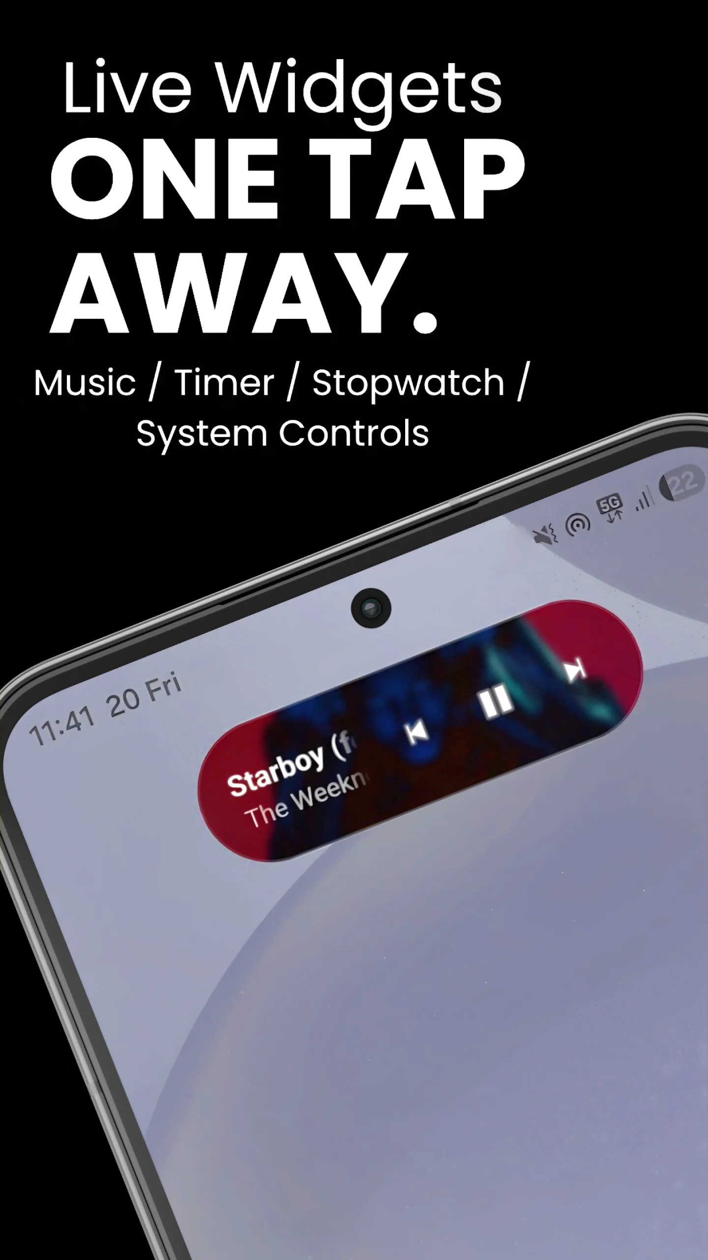 Capture d'écran de Notch Touch: Dynamic Button 1