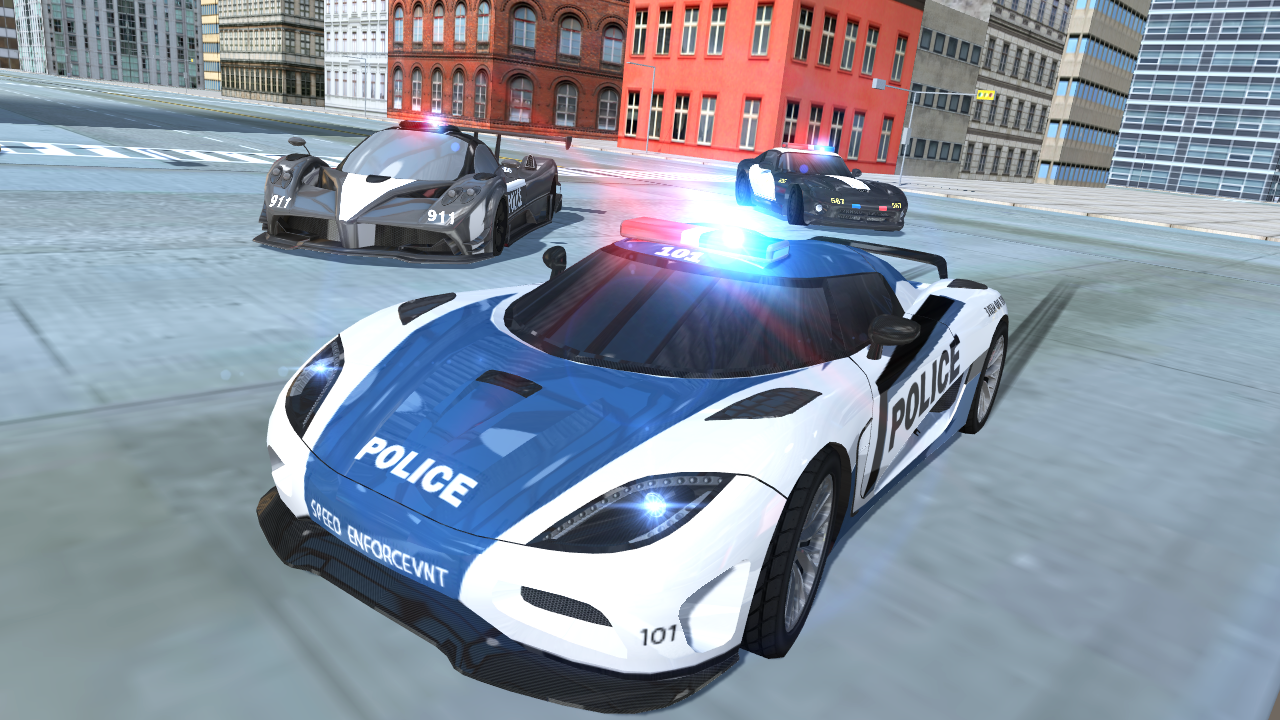 Police Car Simulator Cop Chase capture d'écran 5