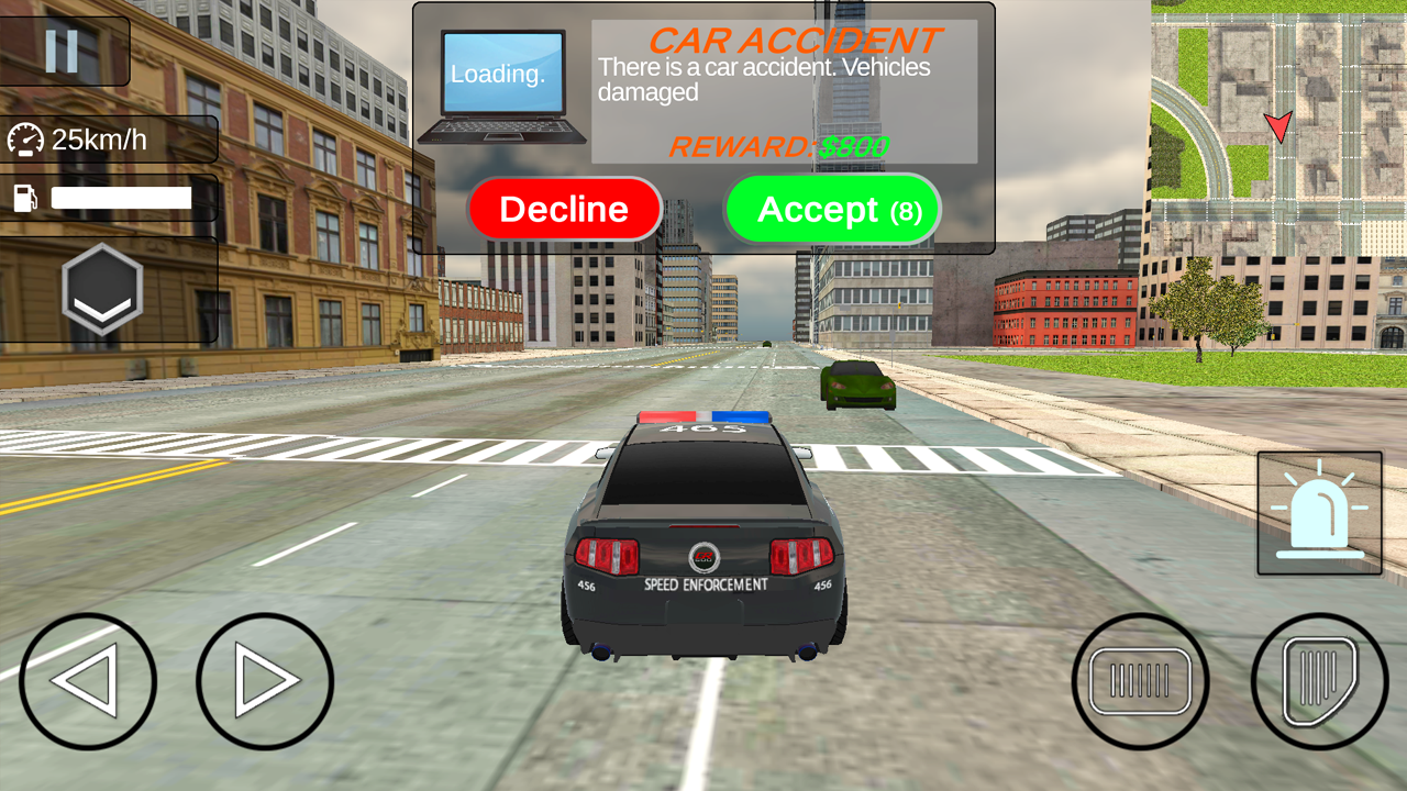 Police Car Simulator Cop Chase capture d'écran 3