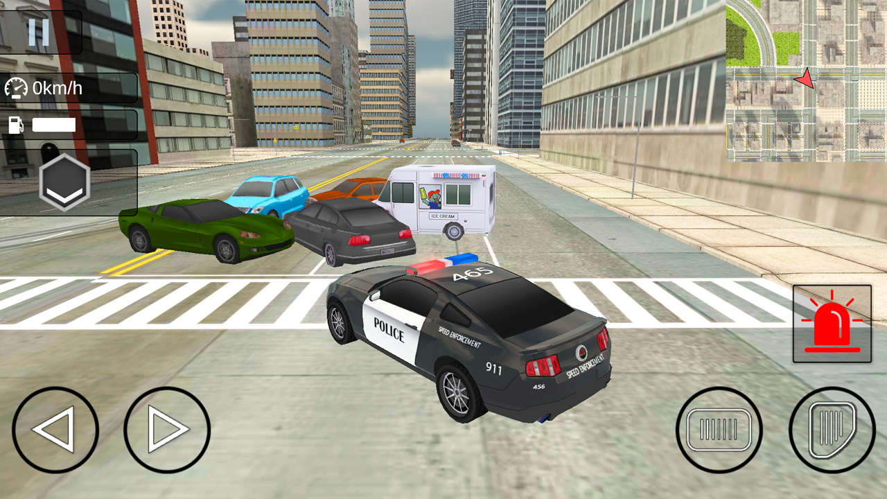 Police Car Simulator Cop Chase capture d'écran 4