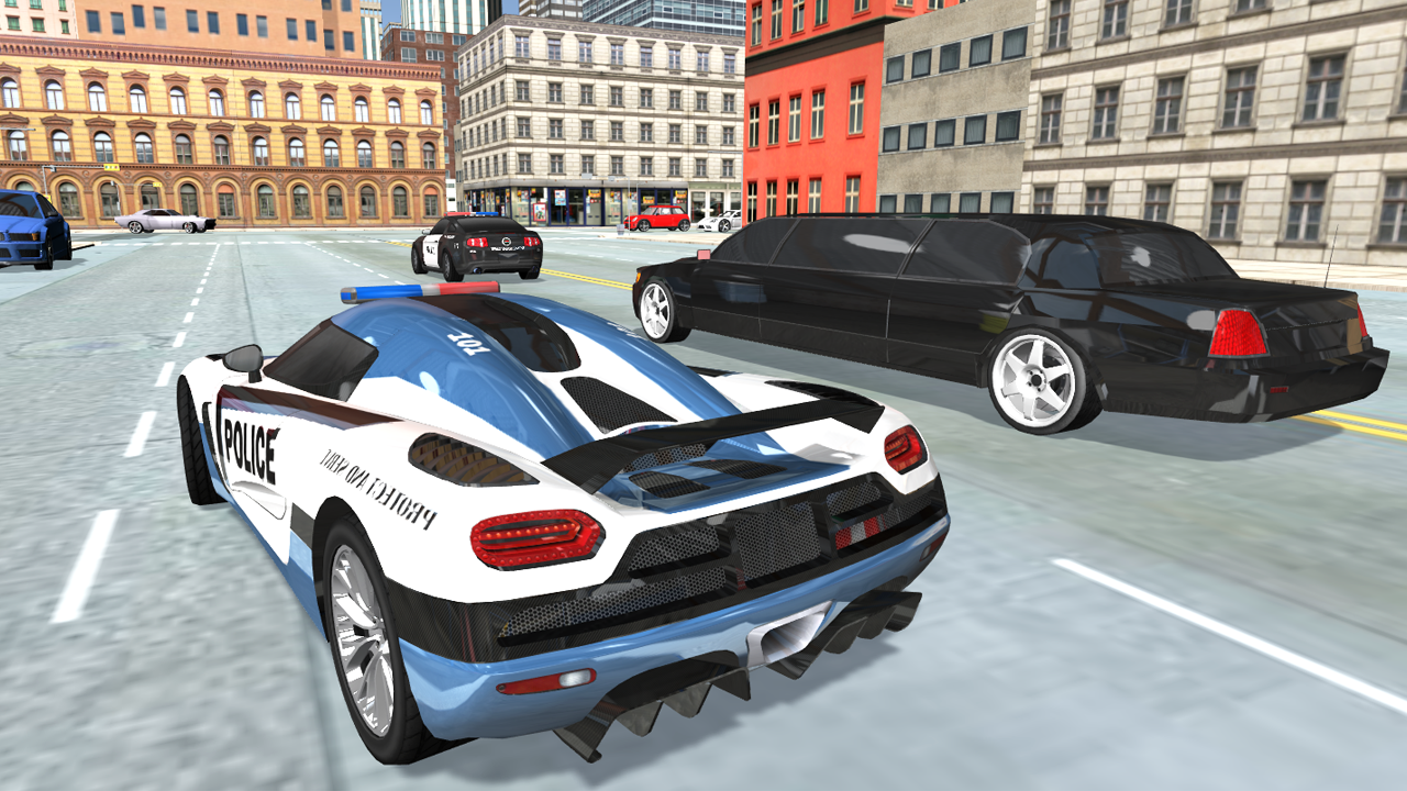 Police Car Simulator Cop Chase capture d'écran 1