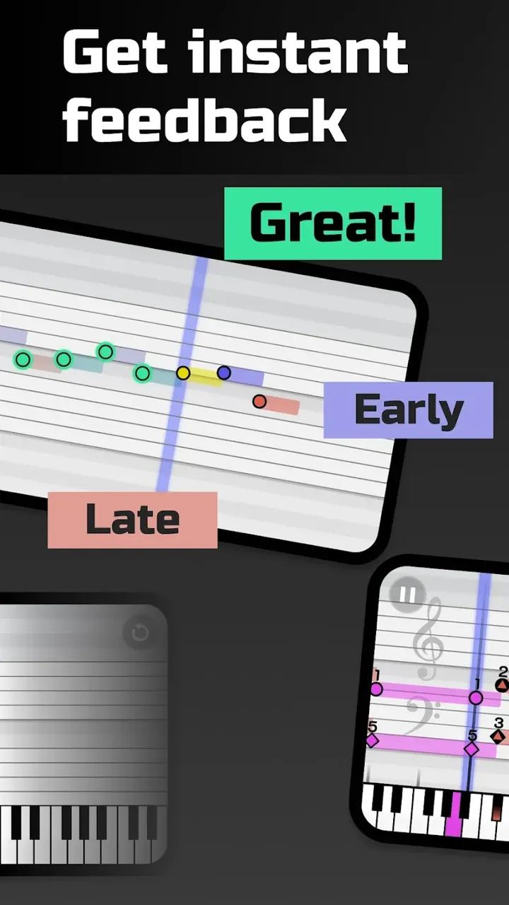 Capture d'écran de prévisualisation 4 de Timbro Piano - Learn Piano