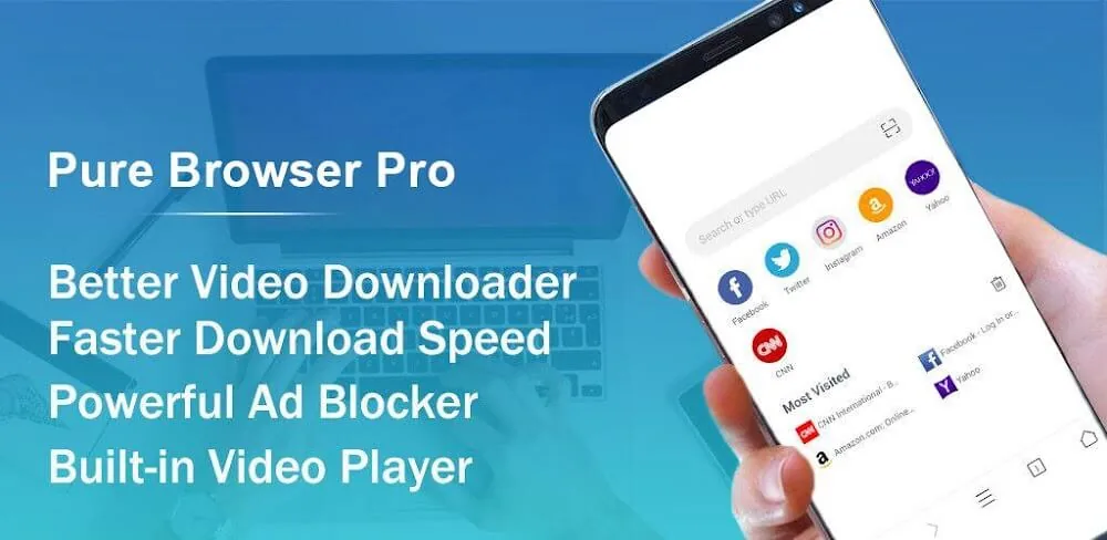 Capture d'écran Pure Browser Pro 1