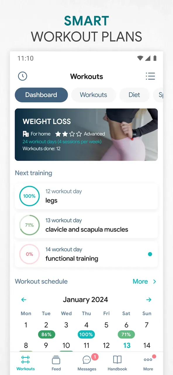 Fitness App: Gym Workout Plan - Capture d'écran 2