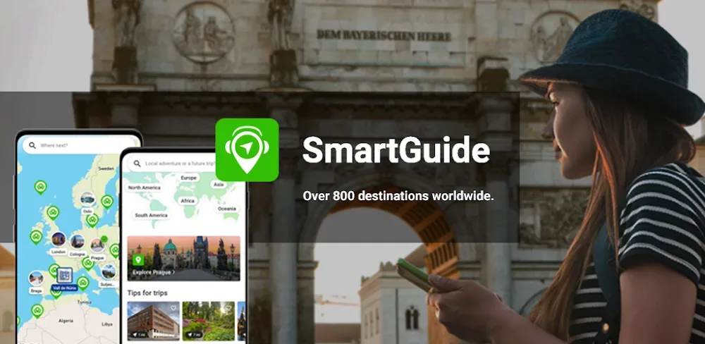 Capture d'écran de l'application SmartGuide 1