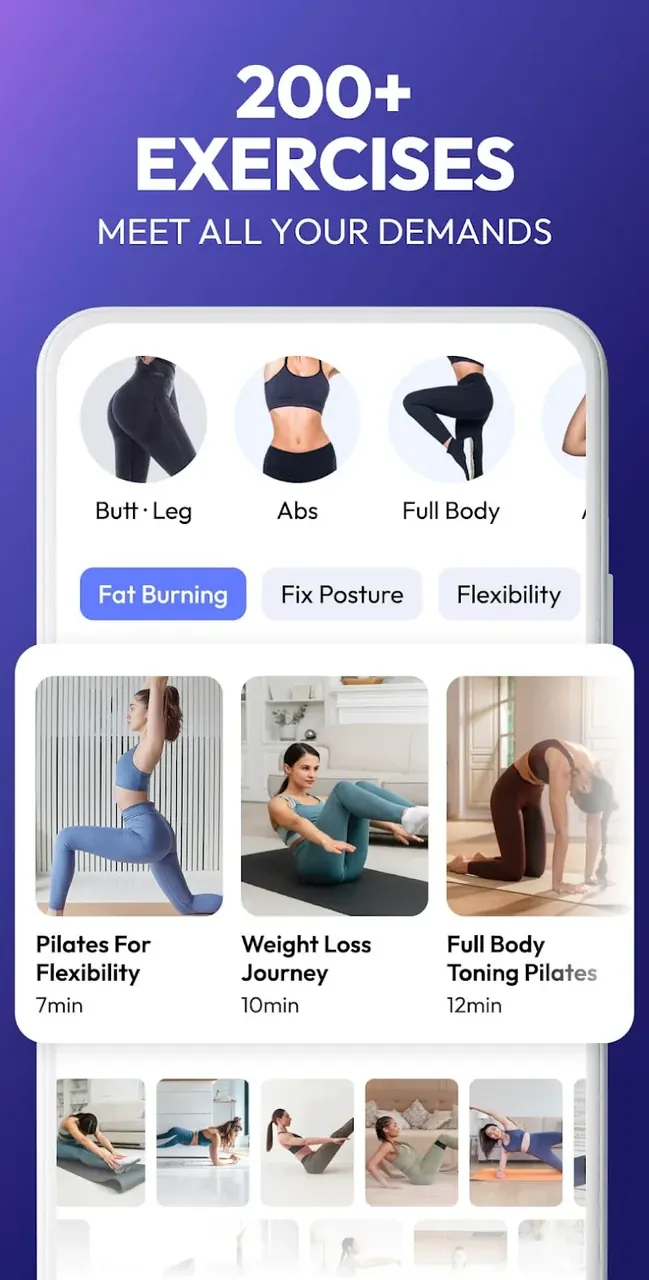 Pilates Workout at Home capture d'écran 6