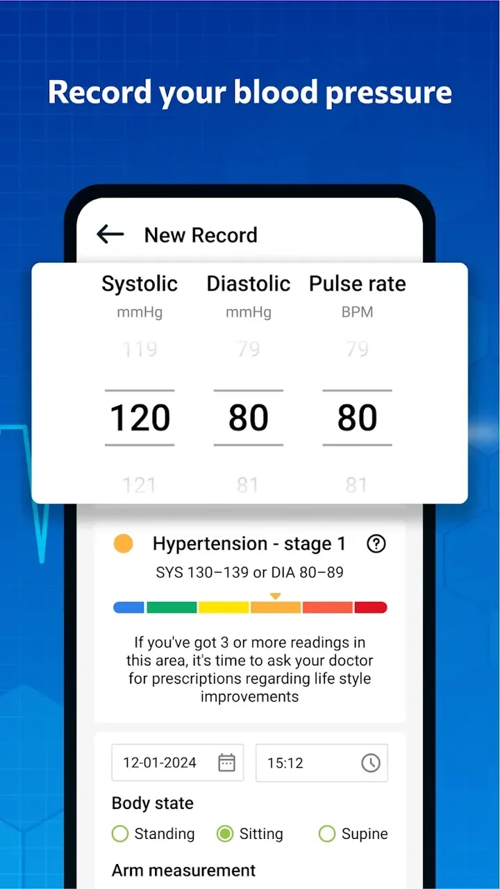 Capture d'écran Health Tracker 2