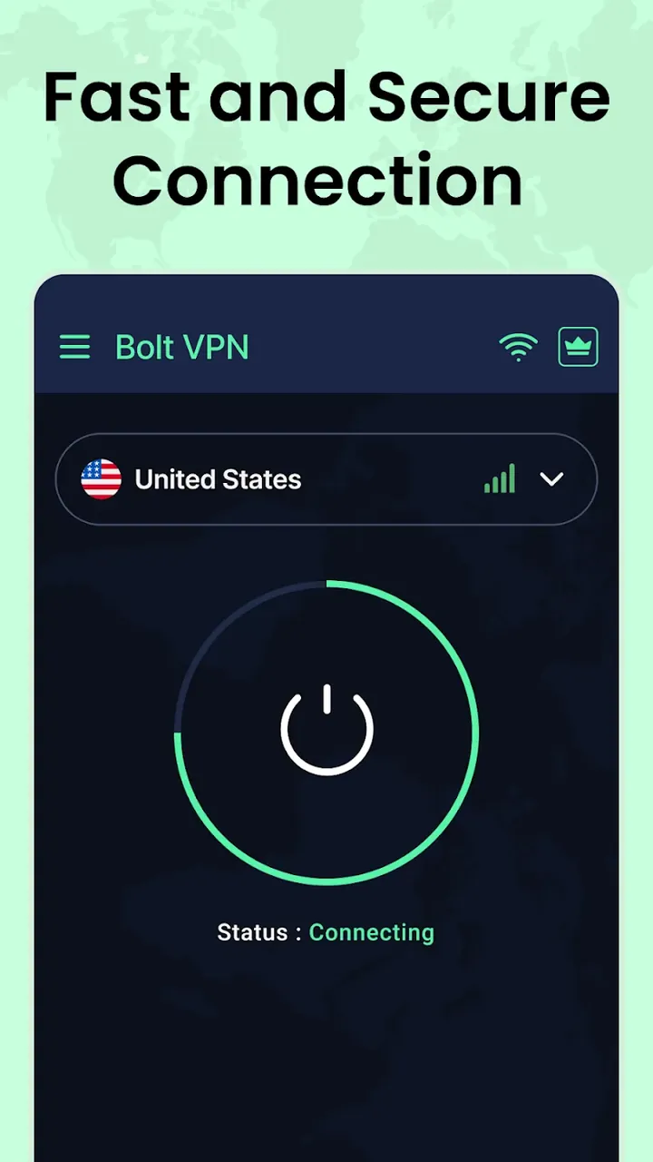 Bolt VPN capture d'écran 3