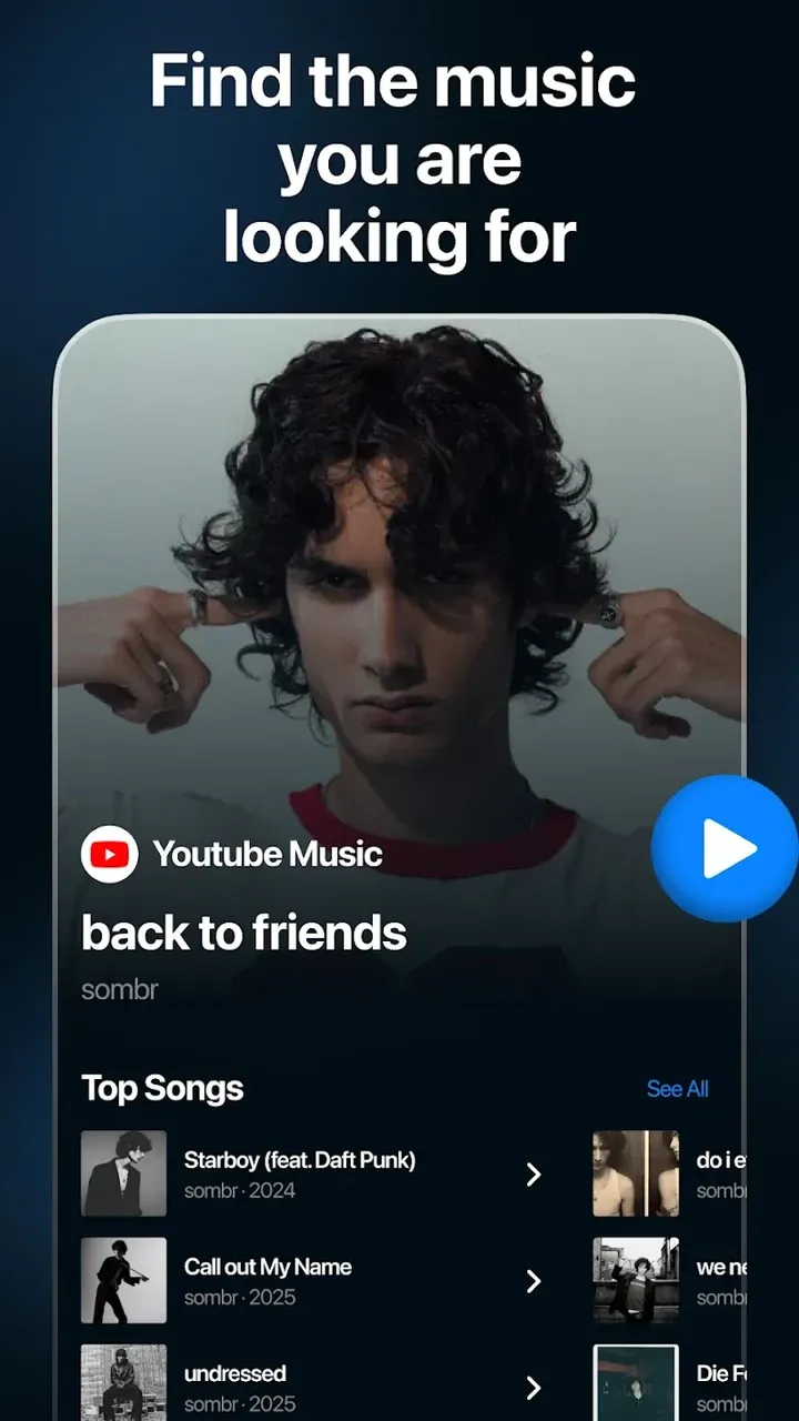 Capture d'écran 3 de Song Finder: Music Identifier