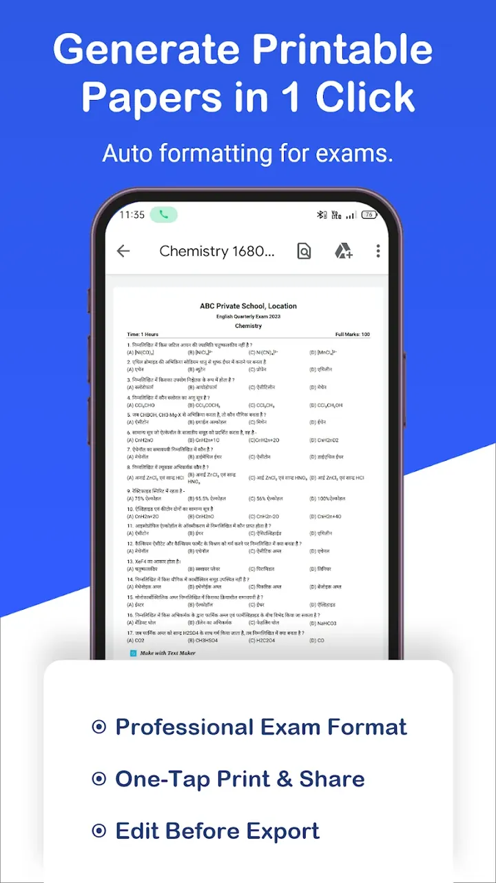 Capture d'écran 6 de Test Maker – quiz maker creator