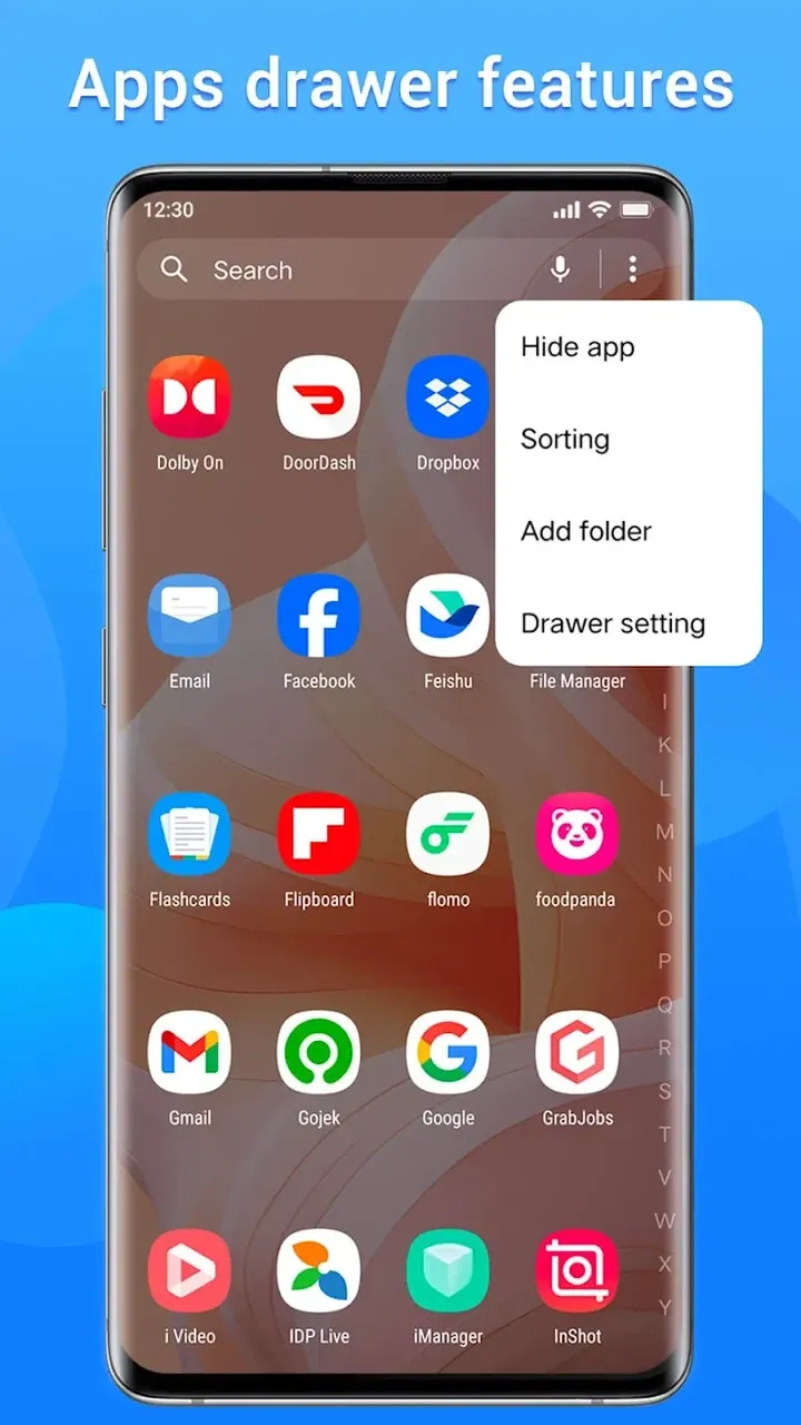 Capture d'écran 3 de Super S10 Launcher, Galaxy S10