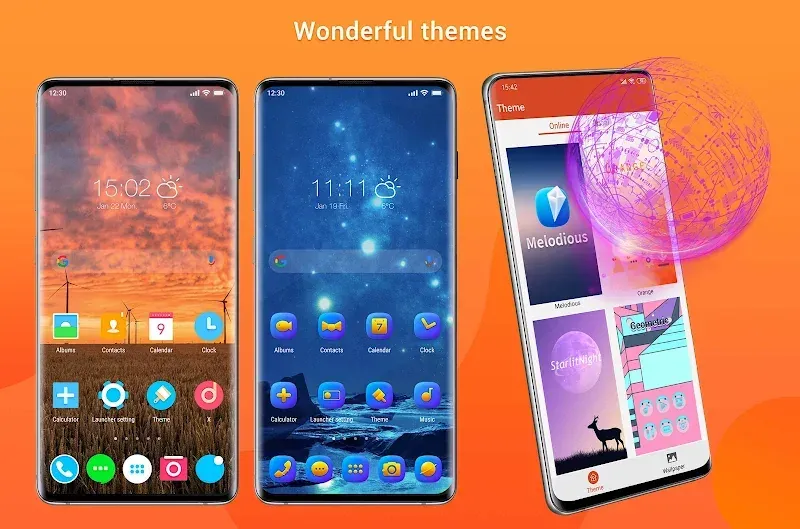Capture d'écran 6 de Super S10 Launcher, Galaxy S10