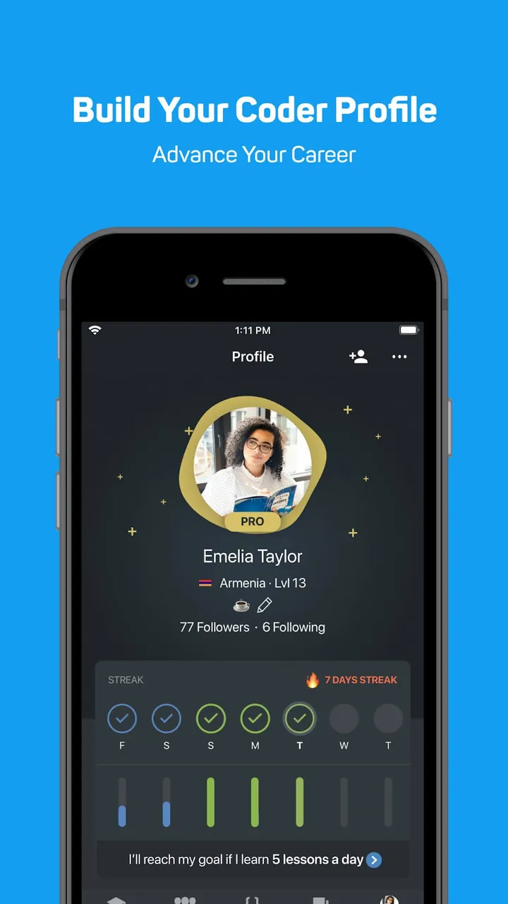Aperçu de l'application Sololearn 7
