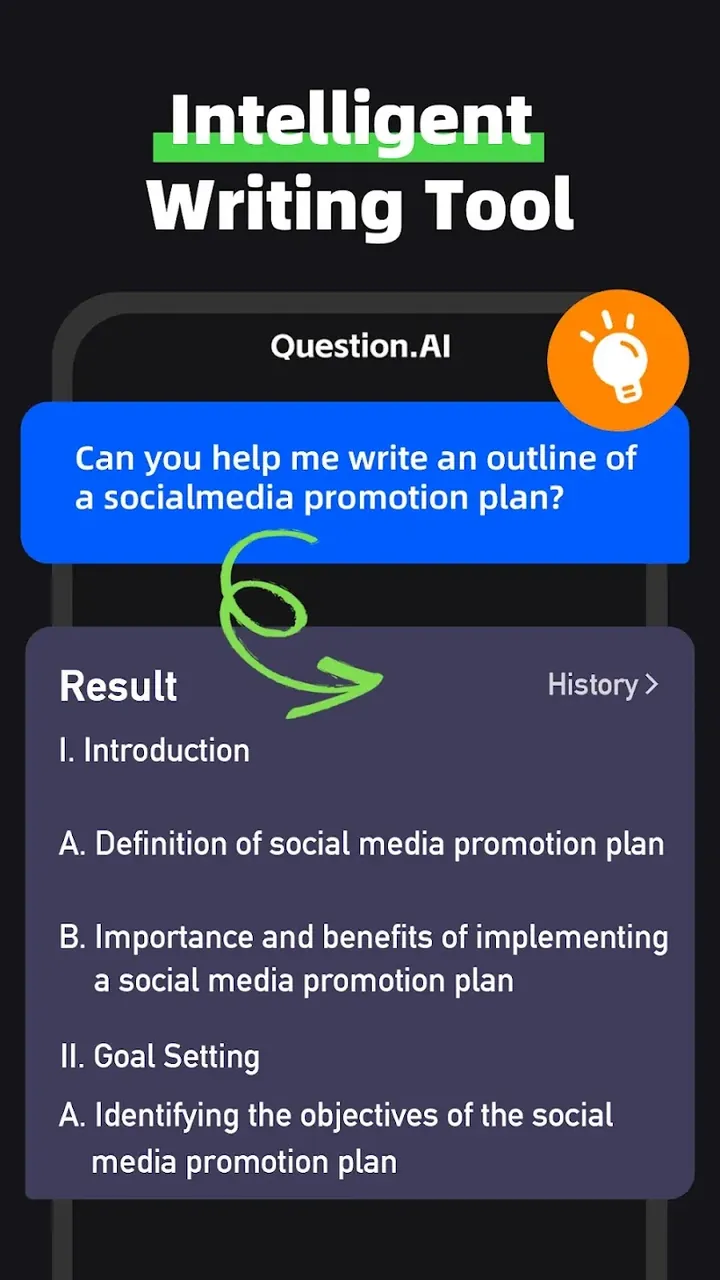 Capture d'écran de l'application Question.AI 5