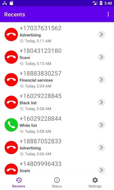 Call Filter capture d'écran 3