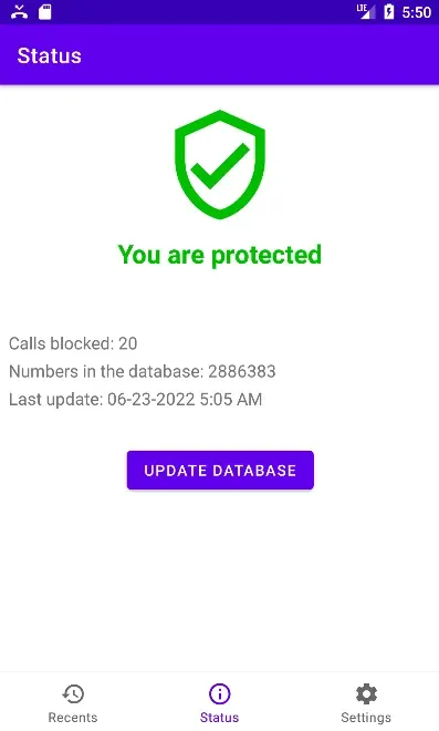 Call Filter capture d'écran 2