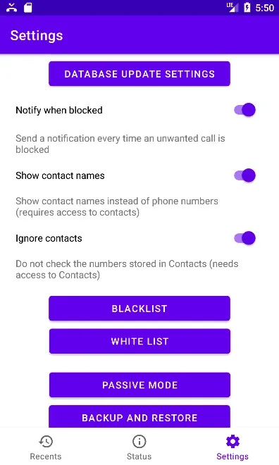 Call Filter capture d'écran 5