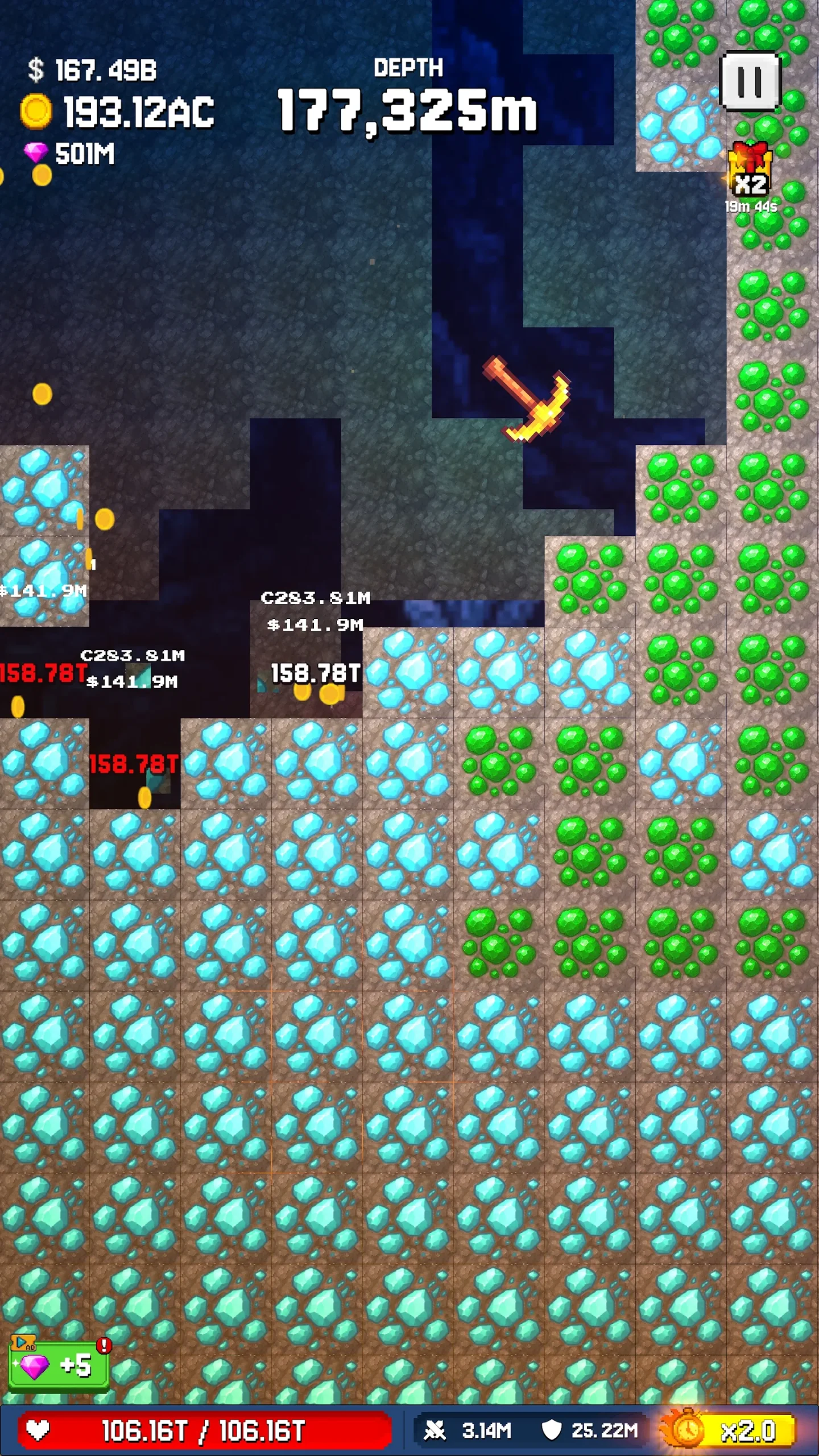 Idle Block Miner capture d'écran 4