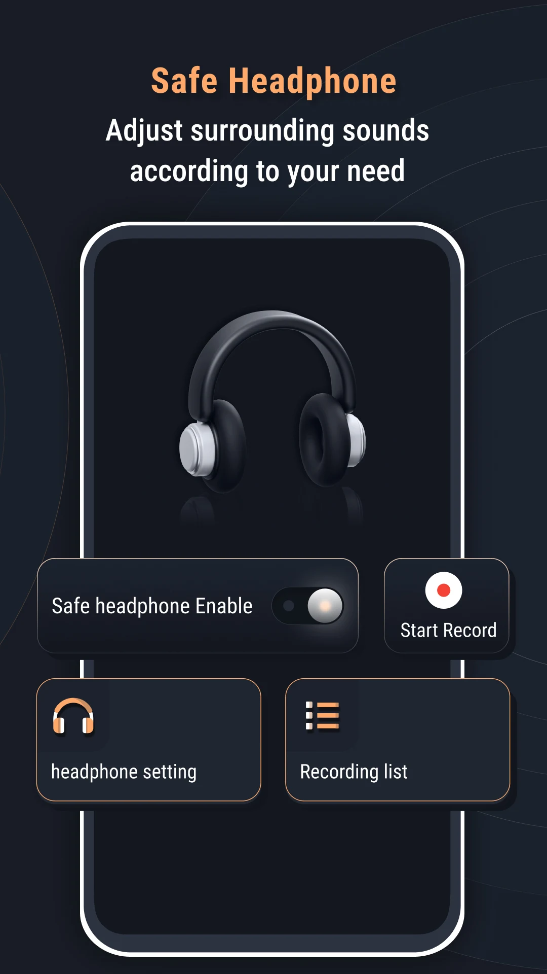 Capture d'écran Safe Hearing: Recording Aid 2