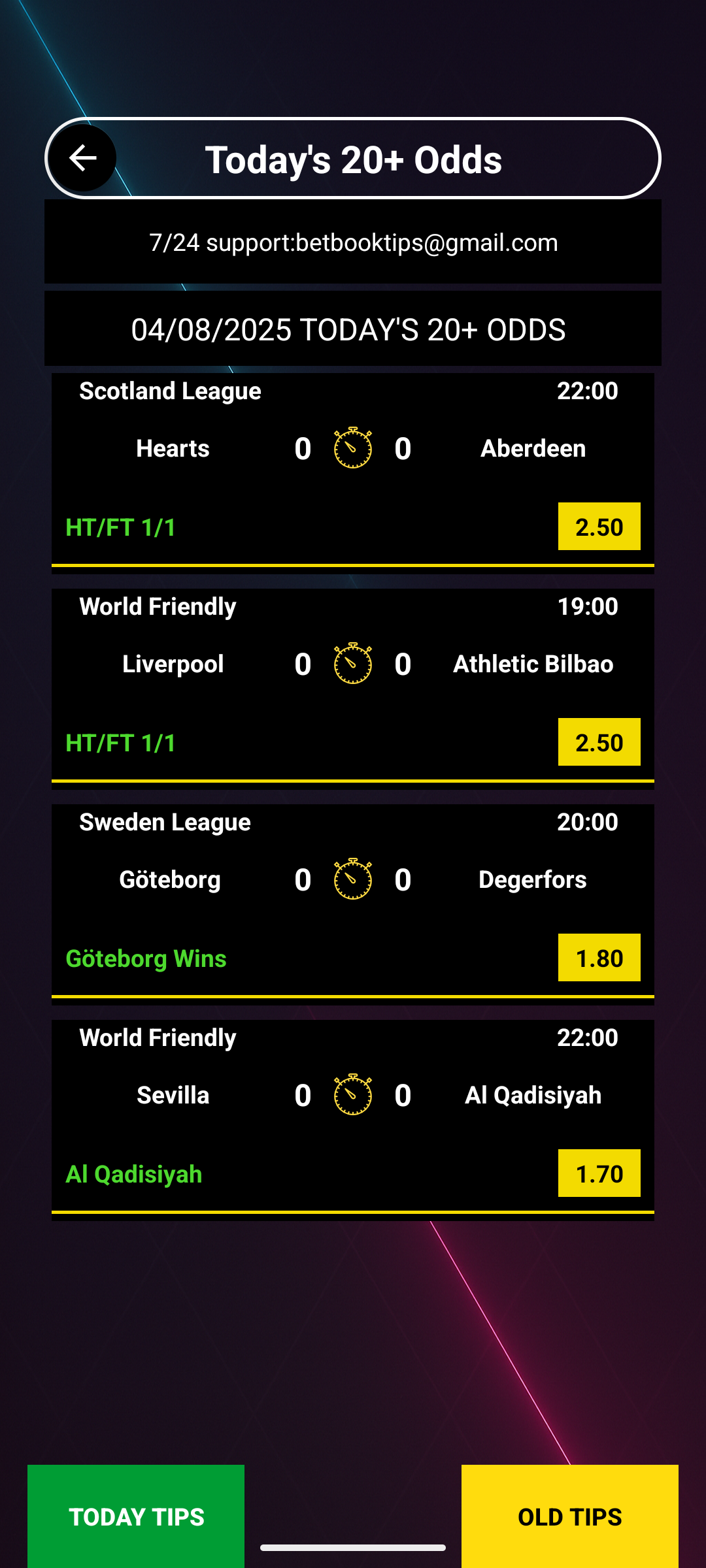Capture d'écran 5 de Betbook Betting Tips
