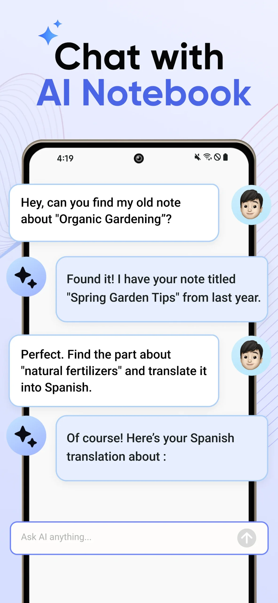 Aperçu 5 de l'application iMemo: AI Notes & Transcribe