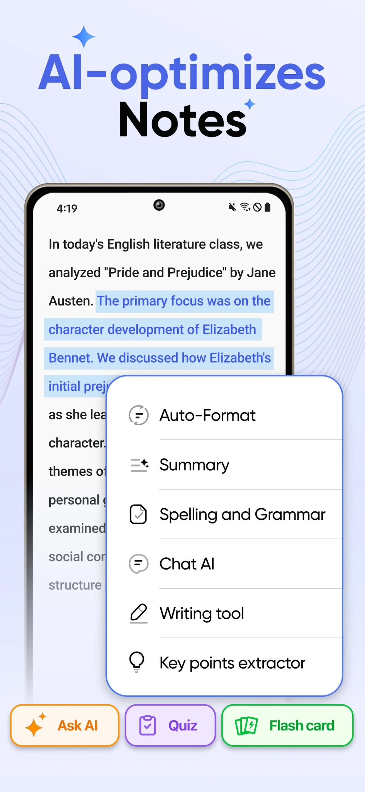 Aperçu 4 de l'application iMemo: AI Notes & Transcribe