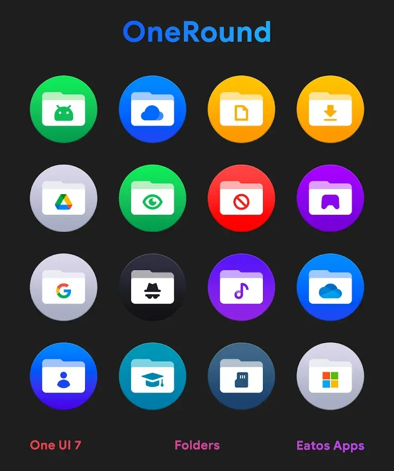 Capture d'écran OneRound 7 - Icon Pack 5