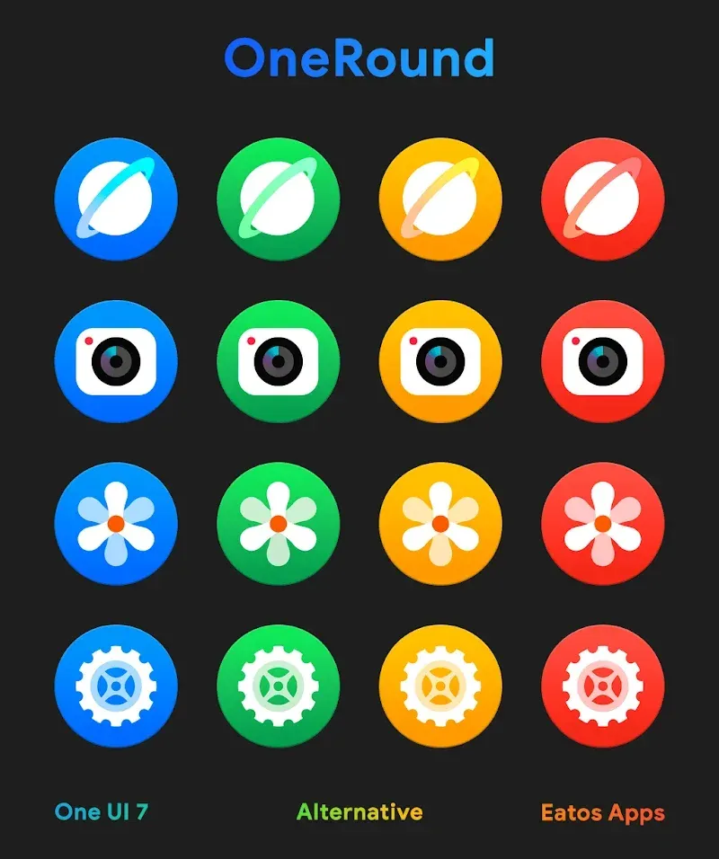 Capture d'écran OneRound 7 - Icon Pack 4