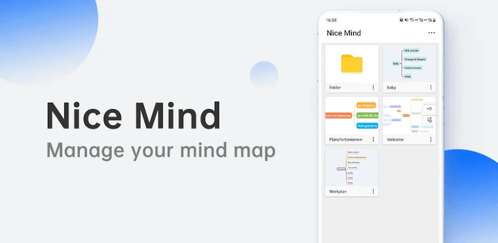 Nice Mind Map capture d'écran 1