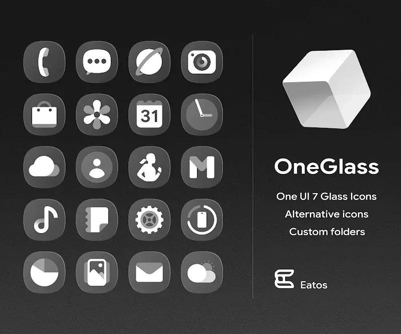 OneGlass 7 - Pack d'icônes capture d'écran 2