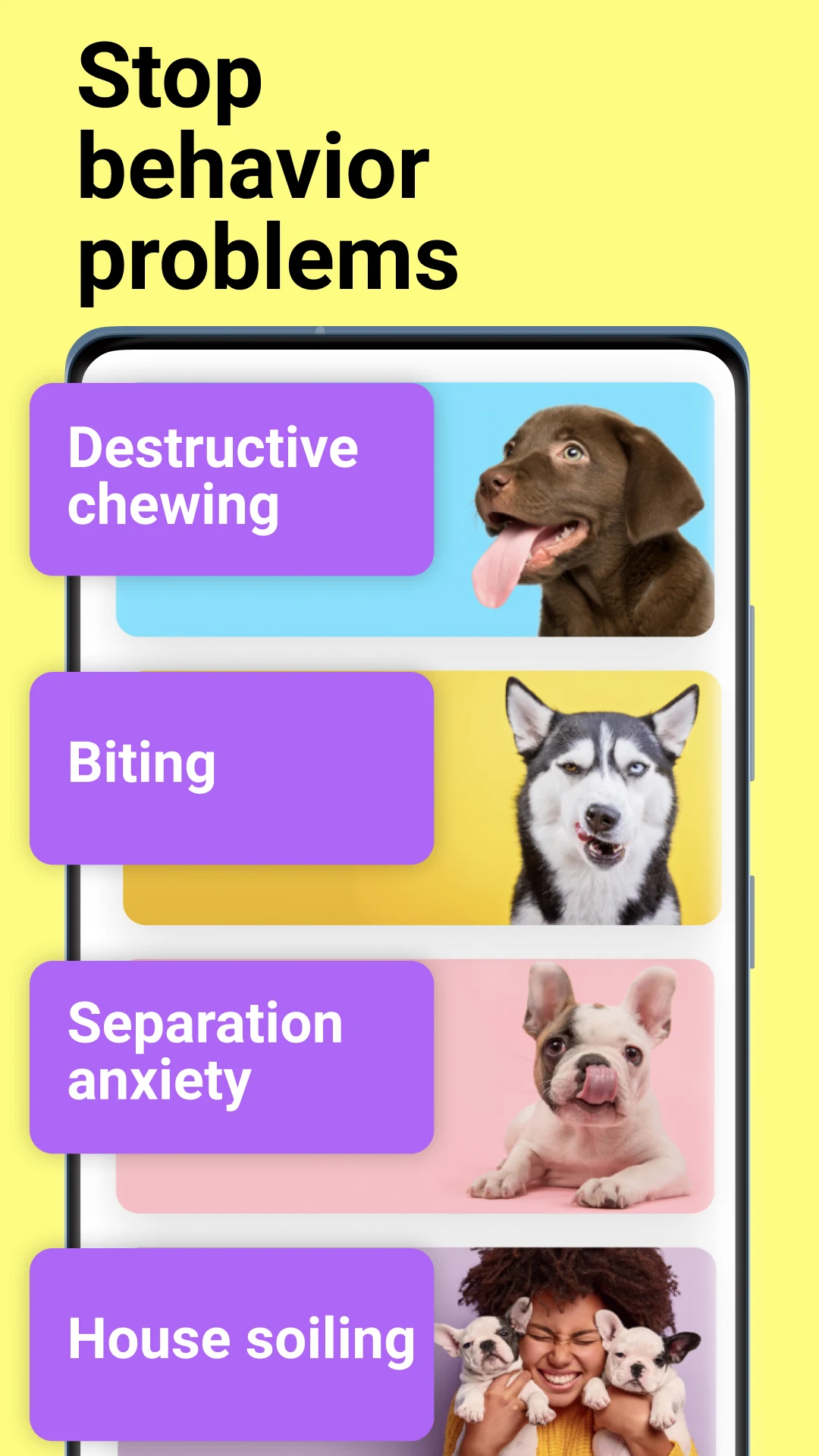 Capture d'écran 1 de l'application Dog whistle & training