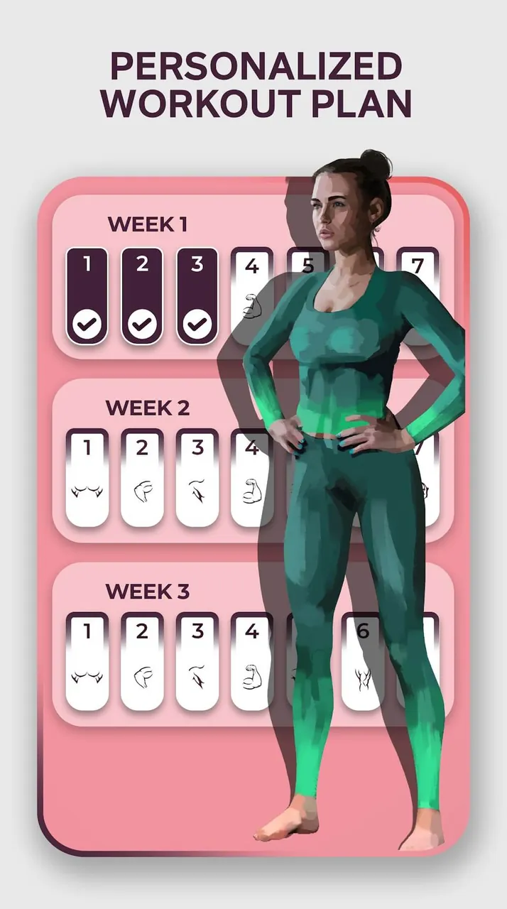 Aperçu de l'application Fitonomy: Home Workout Tracker 3