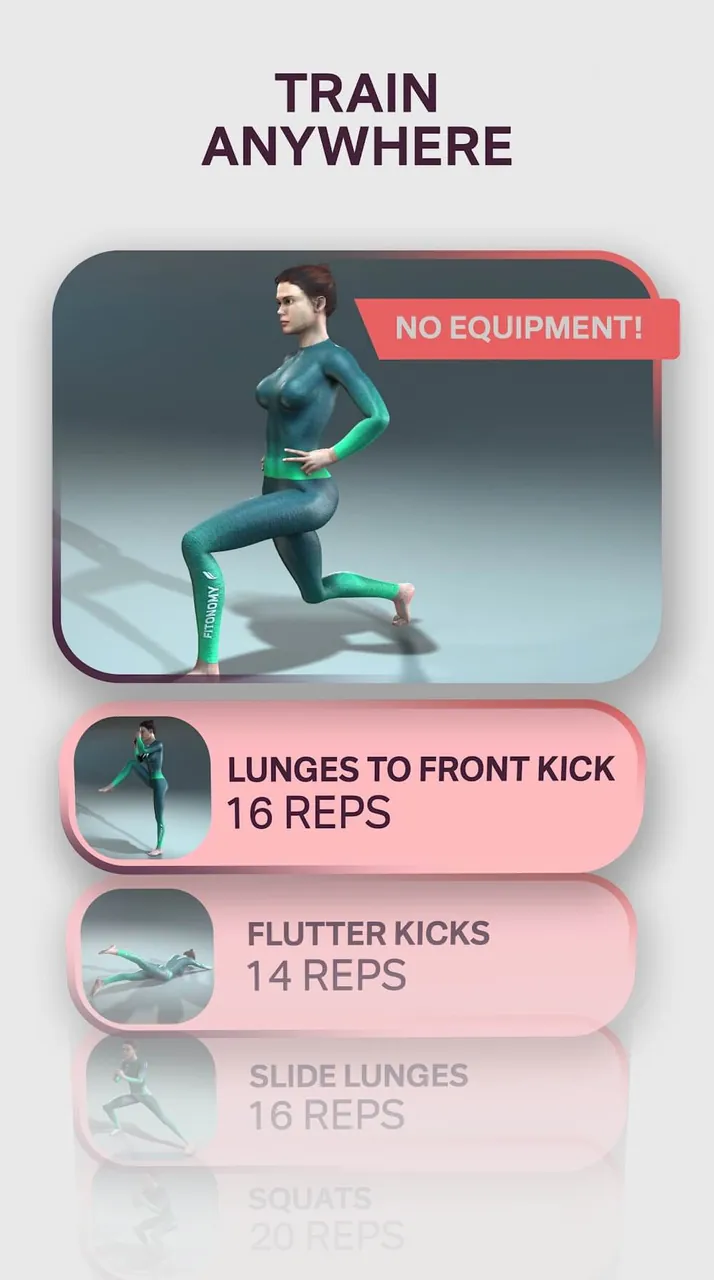 Aperçu de l'application Fitonomy: Home Workout Tracker 6