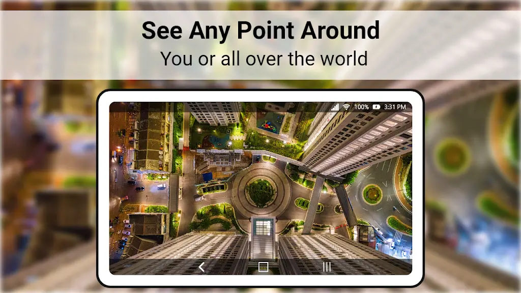 Capture d'écran de l'application Live Earth Map 6